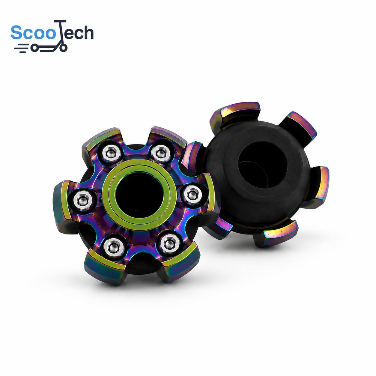Elektrikli Scooter Rainbow Renkli Koruma Takozu – 2’li Set